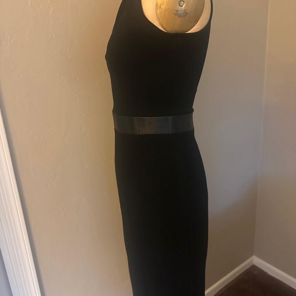 EUC Michael Kors Collection Black Halter Dress with Choker Collar - Picture 11 of 14